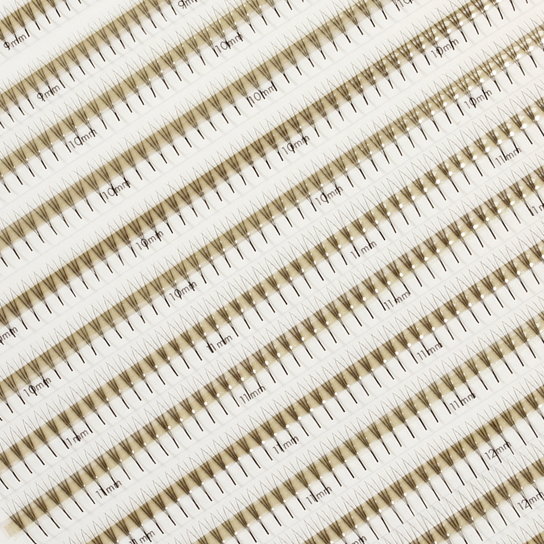 Smalle Premade/Promade Fans 3D 0.07 1000 fans - Gemengde lengtes