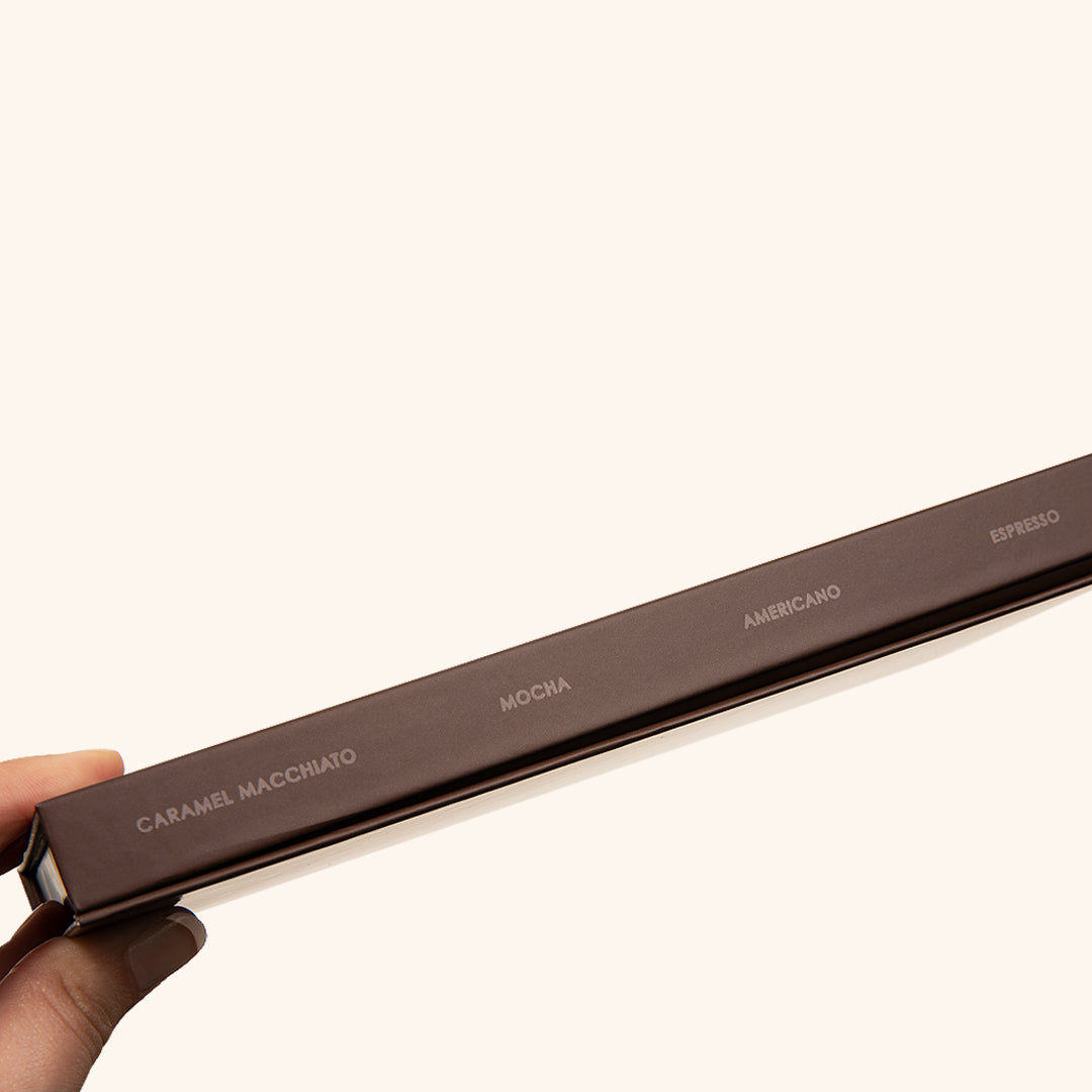 Bruine wimpers collectie