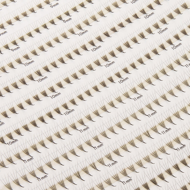 Narrow Premade/Promade Fans 4D 0.07 600 fans - Mixed Lengths