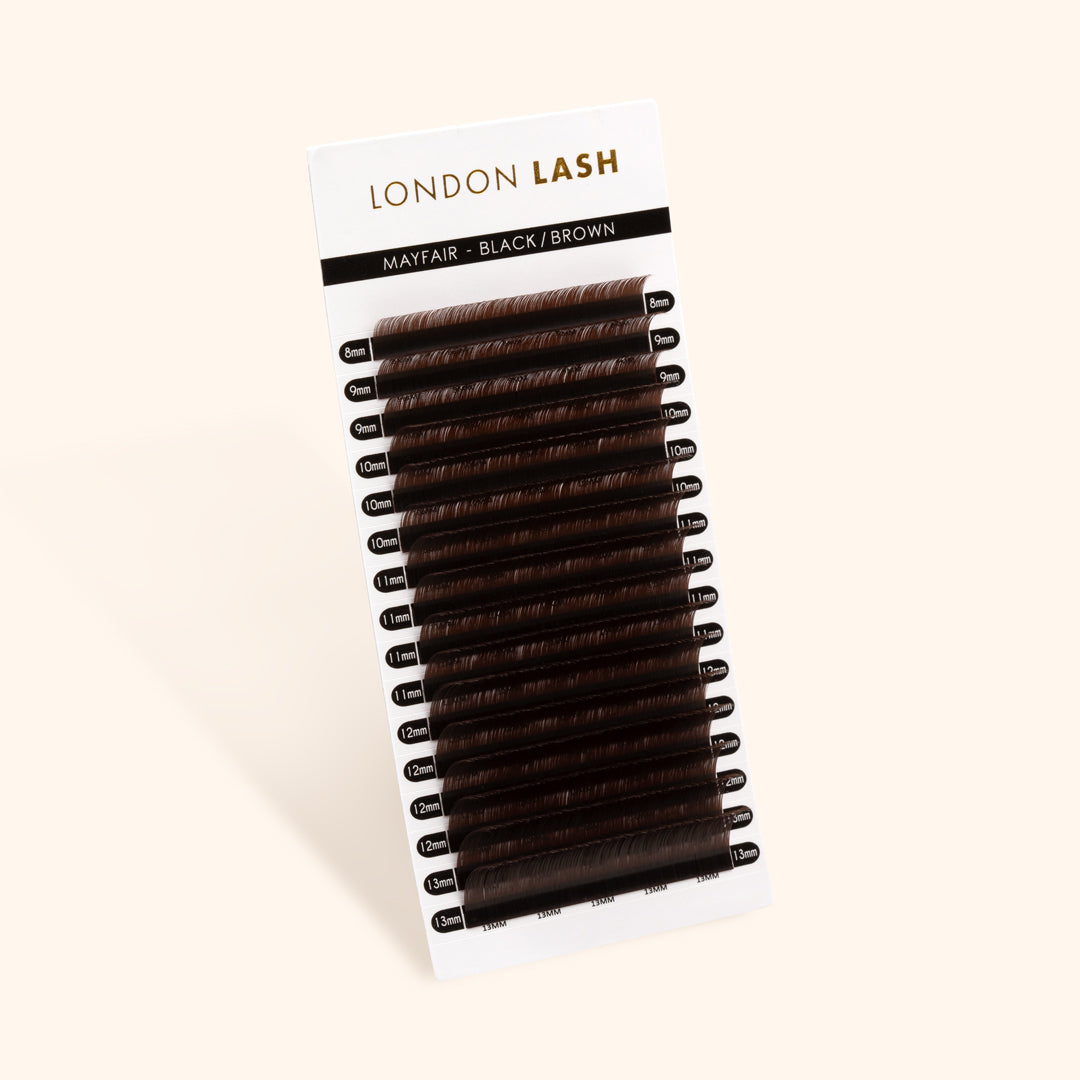 Black Brown  Lashes - Ristretto Collection 0.07 Singles
