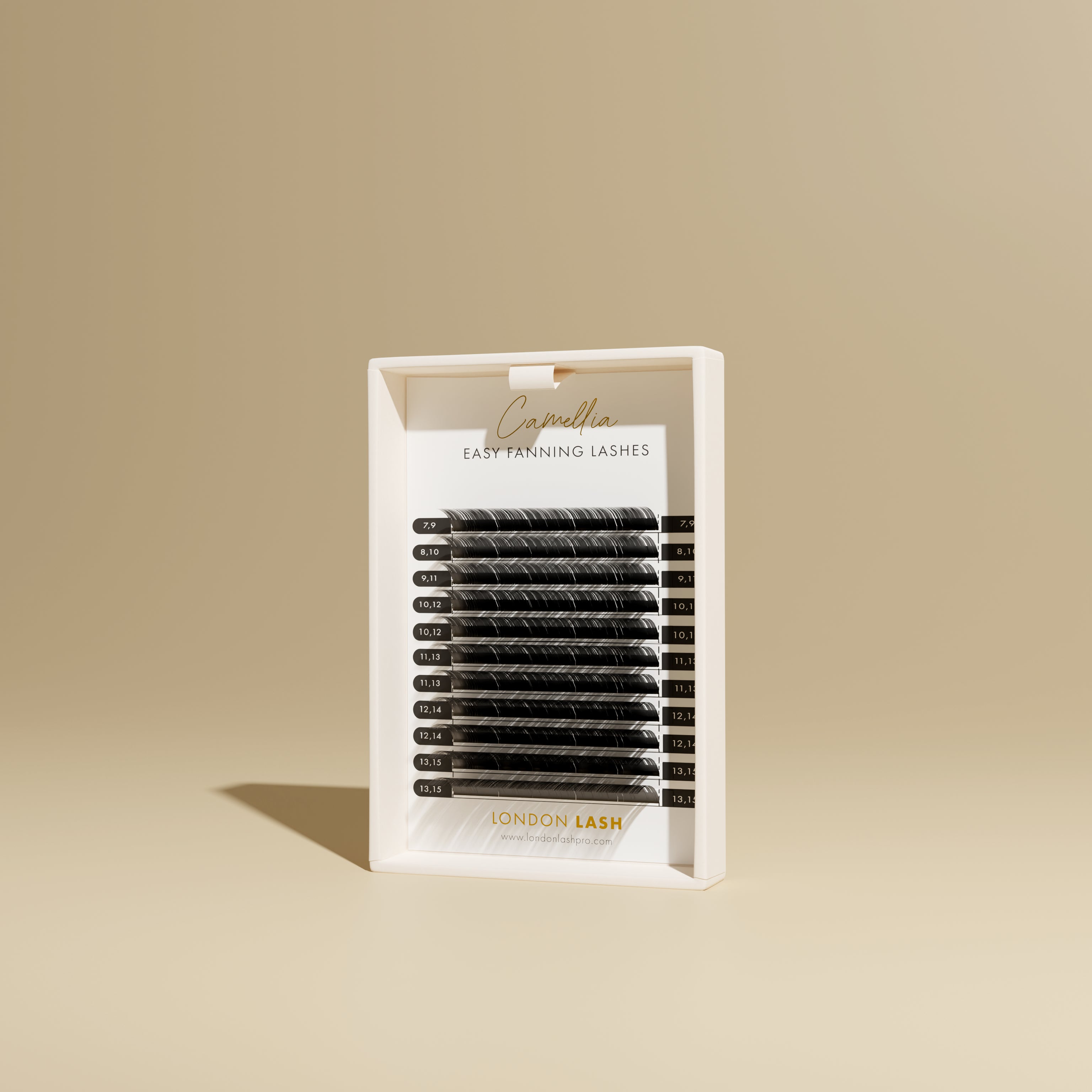 Gemakkelijk uitwaaierende wimpers