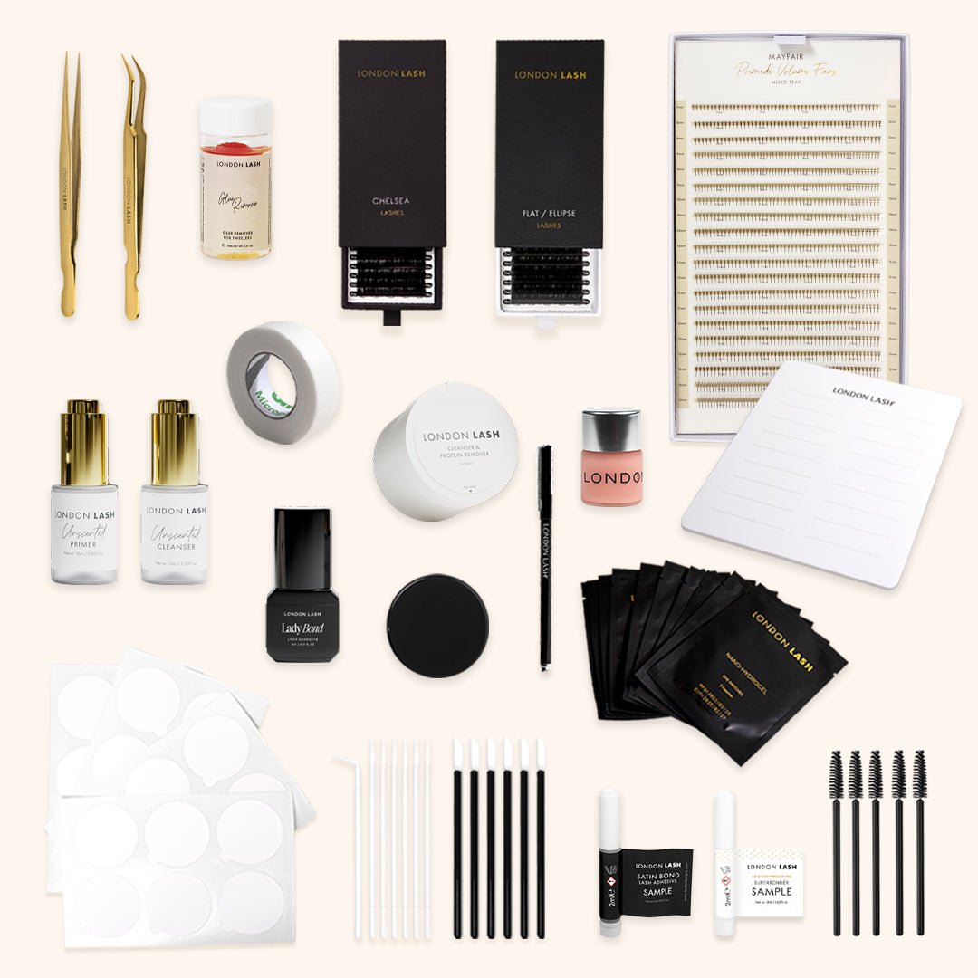 Starterkit voor Classic & Snelle Volume Wimpertraining Cursus