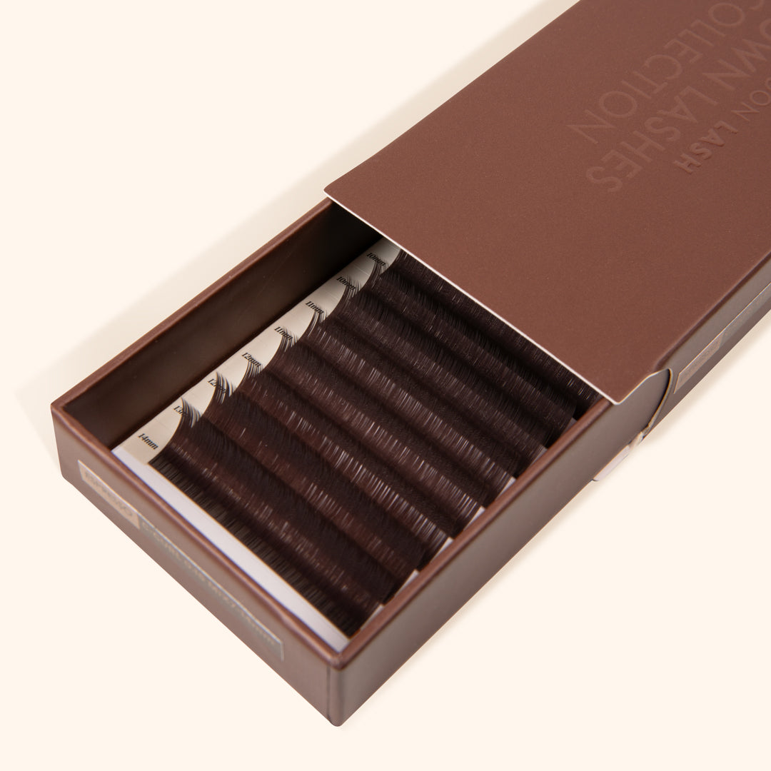 Bruine wimpers - Espresso-collectie