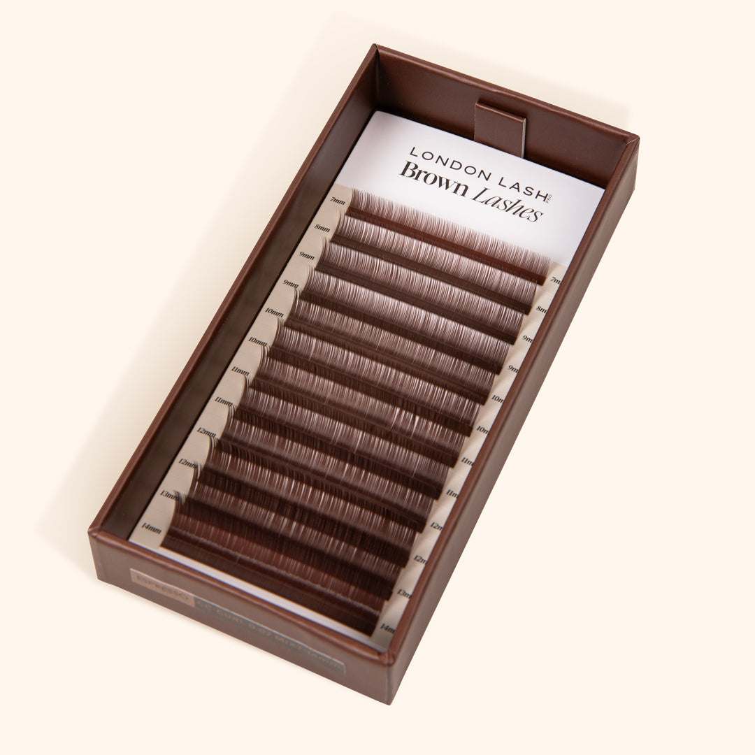 Bruine wimpers - Espresso-collectie