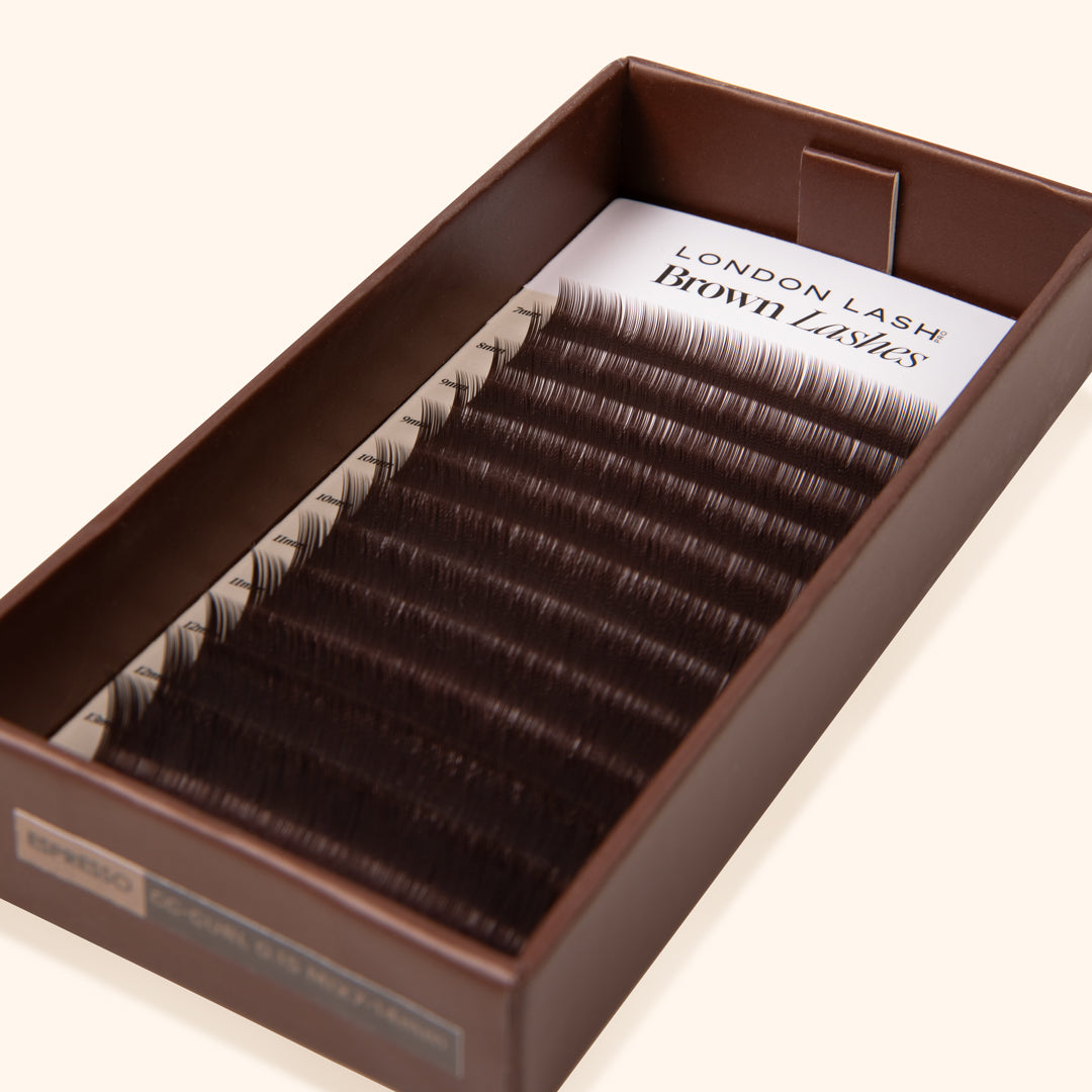 Bruine wimpers - Espresso-collectie