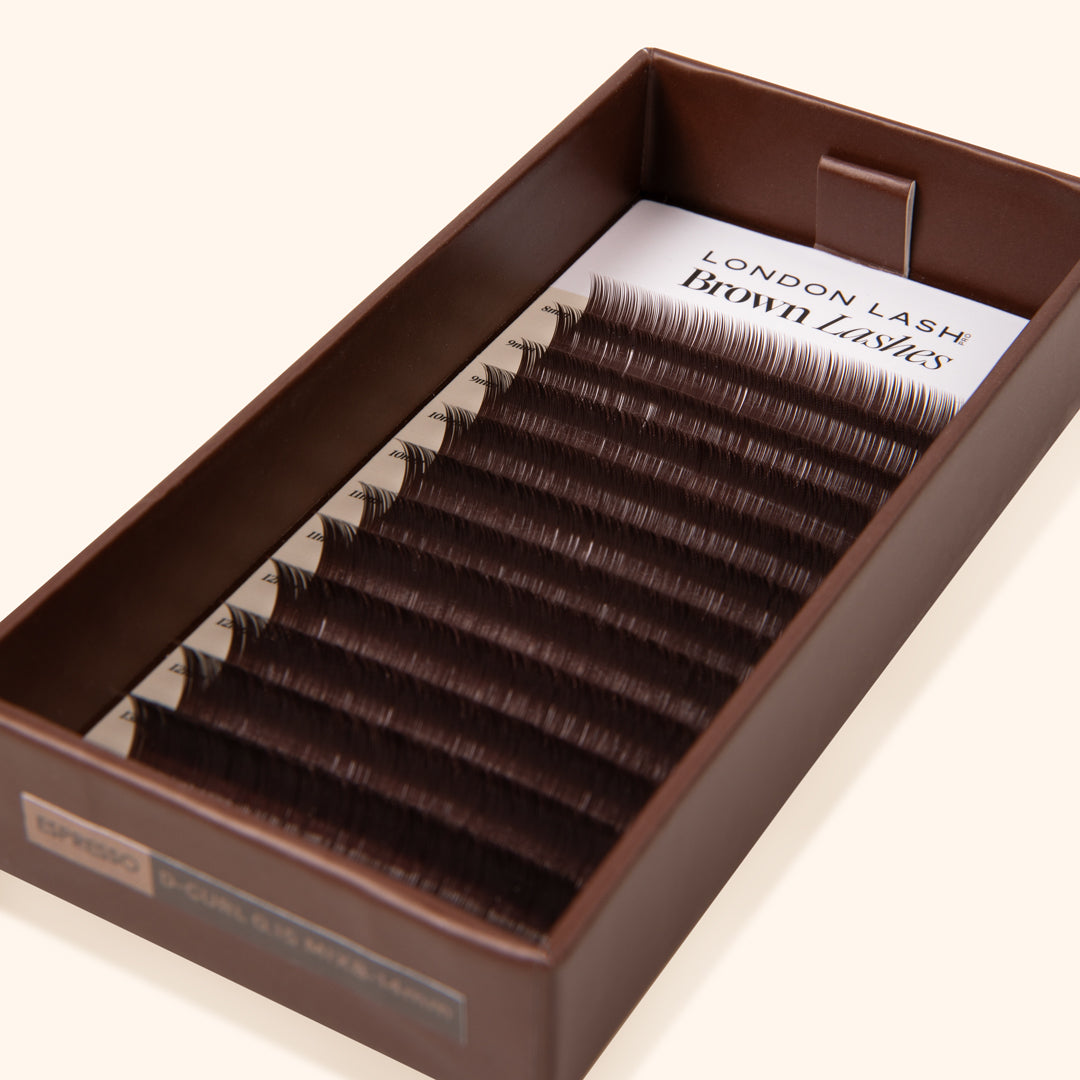 Bruine wimpers - Espresso-collectie