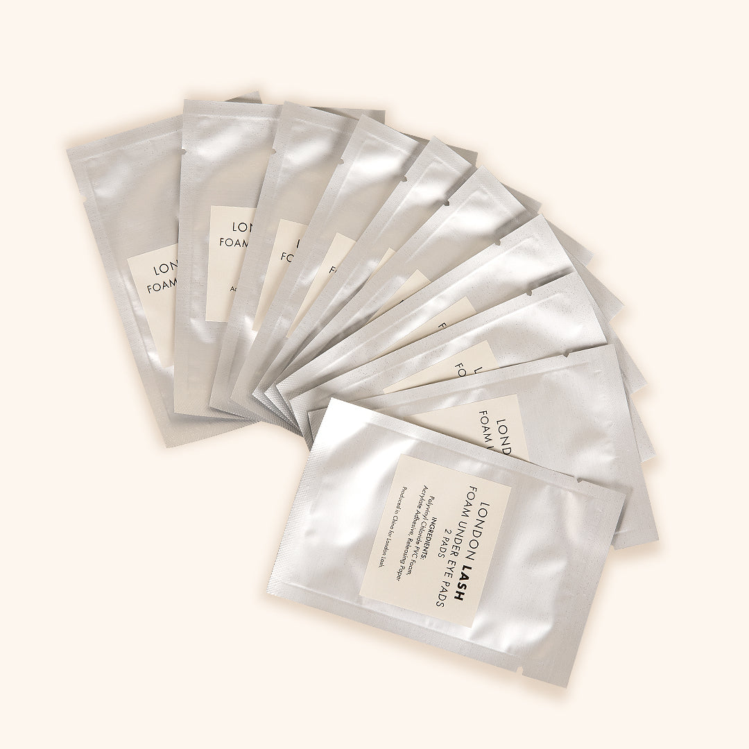 Schuimkussentjes voor onder de ogen