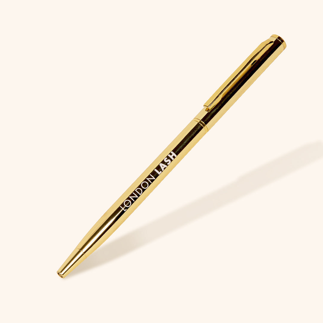 London Lash gouden pen