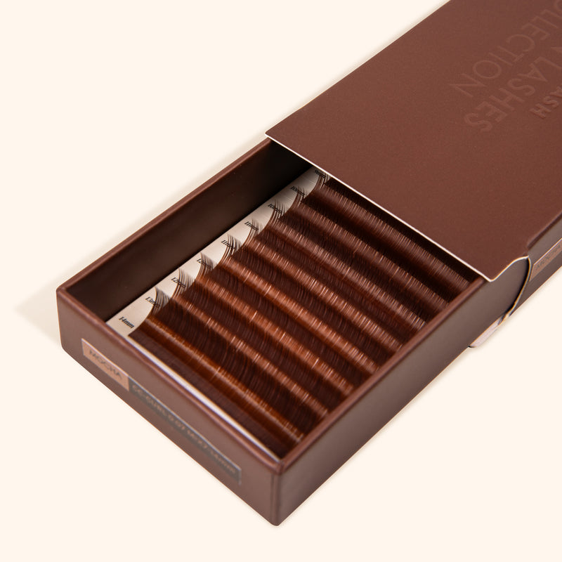 Bruine wimpers - Mokka-collectie