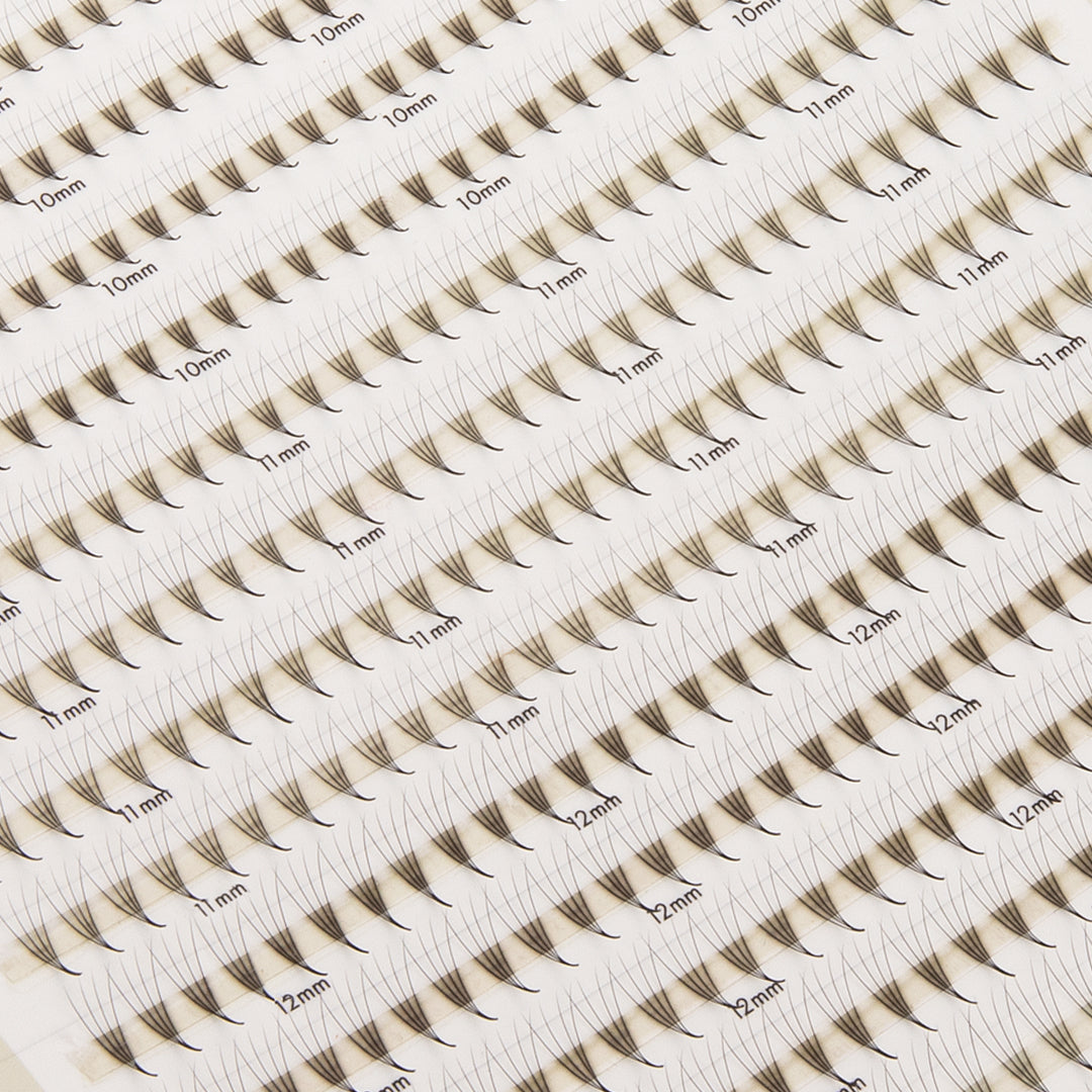 Smalle Premade/Promade Fans 4D 0,07 600 fans - Gemengde lengtes