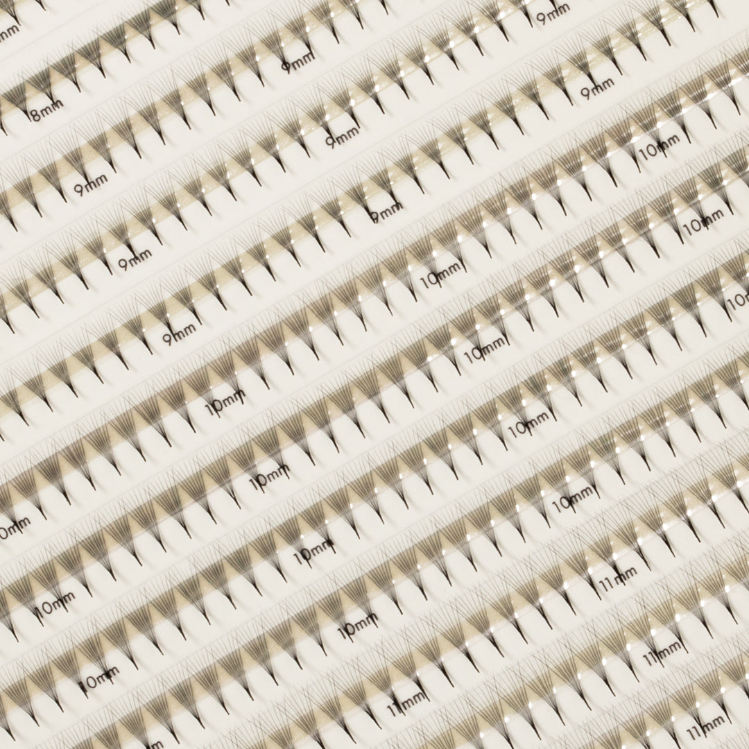 Smalle Premade/Promade Fans 8D 0,05 720 fans - Gemengde lengtes