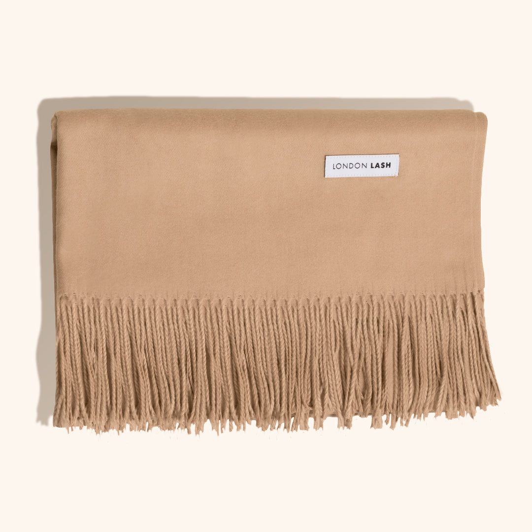 Oversized wollen sjaal