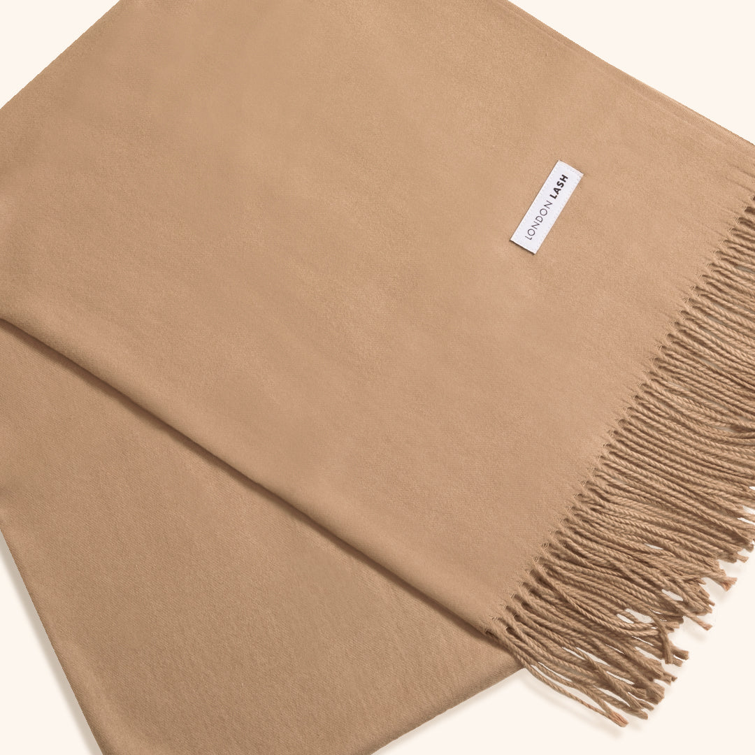Oversized wollen sjaal