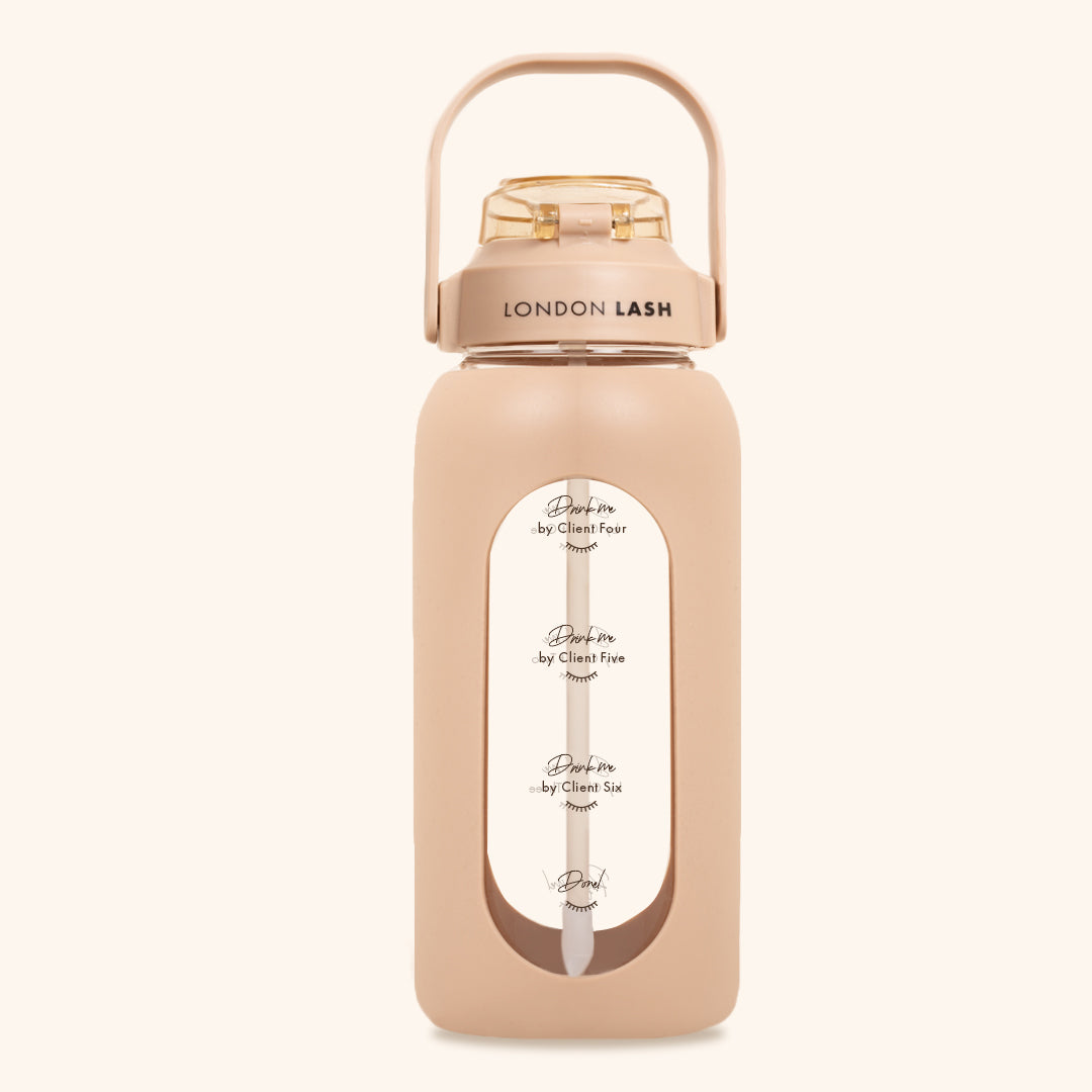 London Lash glazen waterfles
