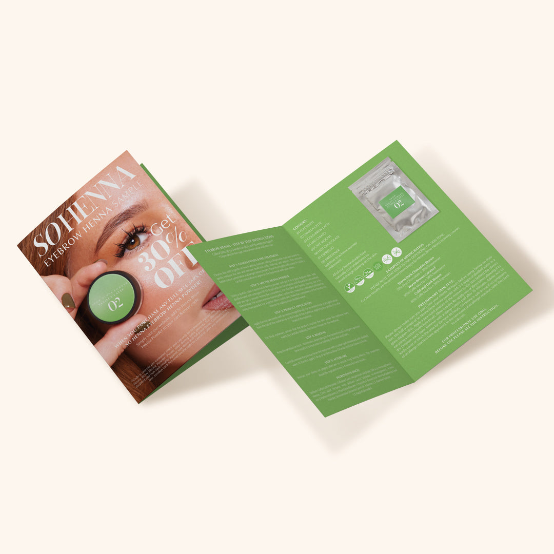 DUS HENNA WENKBRAUWPOEDER, 1G SACHET