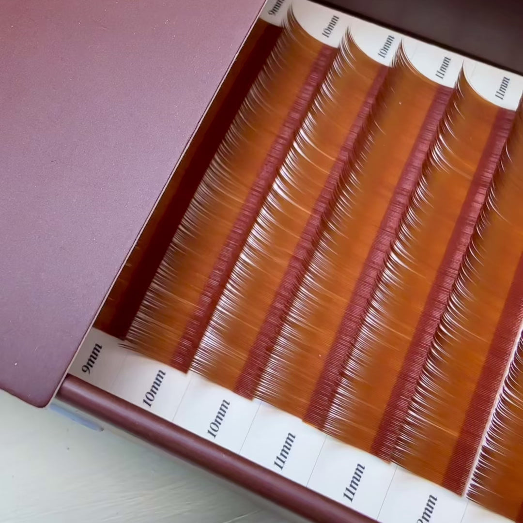 Bruine wimpers - Caramel Macchiato-collectie