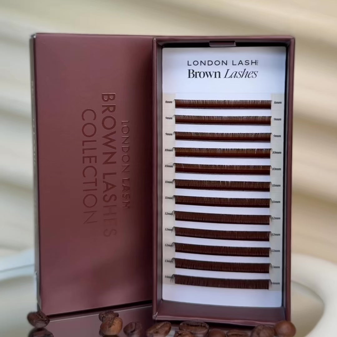 Bruine wimpers - Mokka-collectie