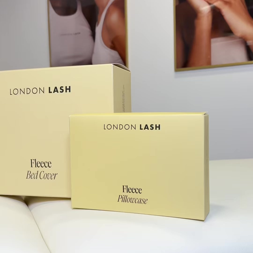 Beige Teddy Fleece Bed Cover and Pillow Case